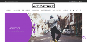 Sklep internetowy z odzieżą sportową Kam-sport